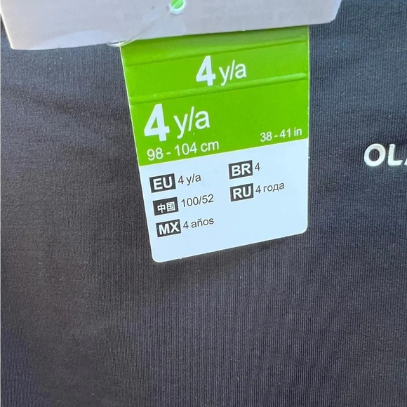 Long Sleeve Surfing T-Shirt UV Rash Guard Kid's Size 4 Black New with Tags​ - Picture 4 of 6